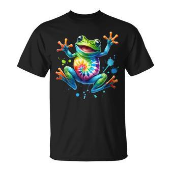 Cool Peace Frog Tie Dye For Boys And Girls T-Shirt | Seseable CA