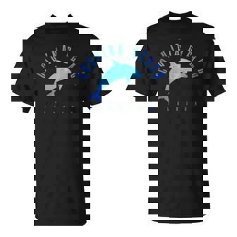 Coquina Beach Florida FL Vintage Dolphin Vacation T-Shirt | Mazezy