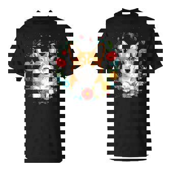 Corgi Mom Dog Lover Colorful Artistic Owner Women T-Shirt | Mazezy