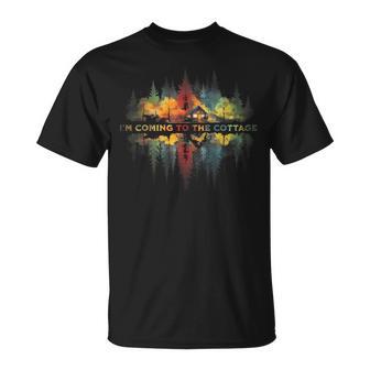 Come To The Cottage Colorful Cozy Watercolor Lgbtq T-Shirt - Monsterry