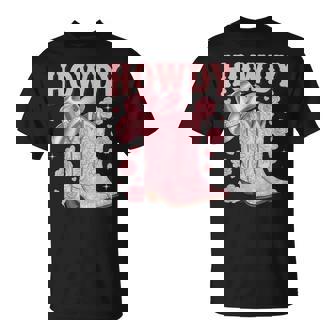 Country Girls Rodeo Woman Pink Cowgirl Howdy T-Shirt | Mazezy