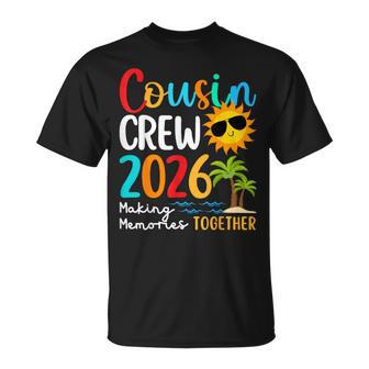 Cousin Crew 2026 Summer Vacation Beach Family Trips Matching T-Shirt - Thegiftio