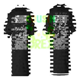 Cousin Of The Three Rex Birthday Dinosaur Family Matching T-Shirt - Monsterry