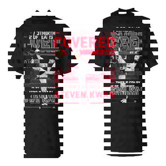 Covered Steven Kwan Cleveland Baseball Mlbpa T-Shirt - Monsterry