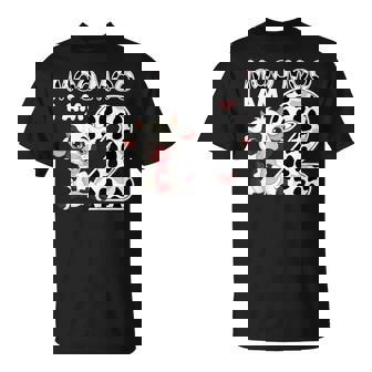 Cow Moo Moo I'm Two 2 Years Old Cow Lover 2Nd Birthday T-Shirt | Mazezy