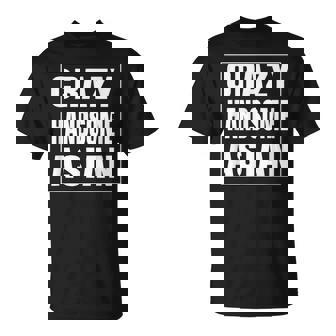 Crazy Handsome アジアンファニーtシャツ Tシャツ - Kawaiitshirt