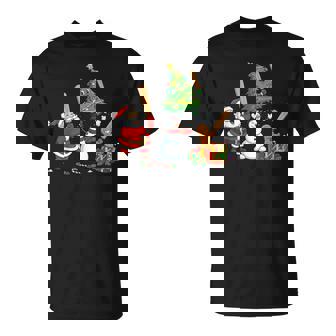 Cricket Santa Snowman Christmas Tree Kids T-Shirt | Mazezy