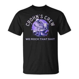 Crohn's Awareness Support Crohn's Toilet Humor Sarcasm T-Shirt - Thegiftio UK