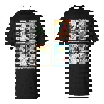 Cross-Country Skiing Winter Backcountry Skiier Cozy T-Shirt | Mazezy