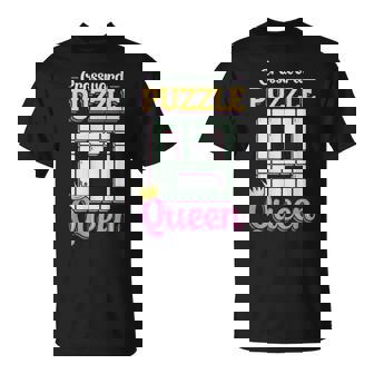 Crossword Puzzle Queen Crossword Puzzling T-Shirt | Mazezy