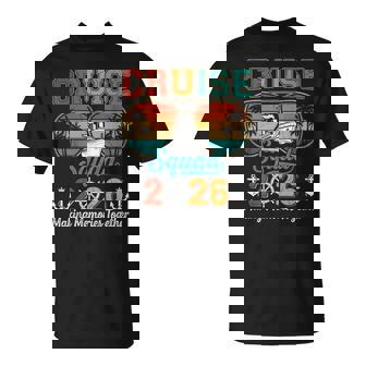 Cruise Squad 2026 Family Vacation Cruise Ship Sunset T-Shirt - Seseable