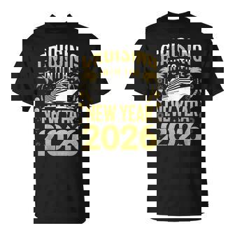 Cruising Into 2026 New Years Eve Cruise Vacation Matching T-Shirt - Monsterry