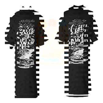 Cruising Into The New Year 2026 Cruise Ship Vacation T-Shirt | Mazezy