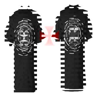 Cruz De Las Cruzadas De La Historia Medieval De Los Estados Camiseta unisex - Regaloses