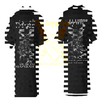 The Cryptids Bigfoot Alien Mothman Grunge Heavy Metal Rock T-Shirt - Monsterry