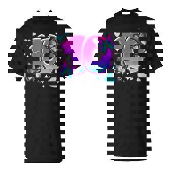 Cumpleaños Niña 10 Años Mariposas Y Número 10 Camiseta unisex - Regaloses