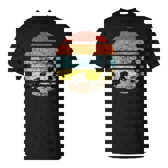 Curling Player Retro Vintage Curler Sliding The Stone Tank Top T-Shirt | Mazezy