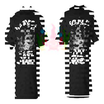 Cute 100 Days Of School Axolotl Alotl Pun Girls Boys Kids T-Shirt | Mazezy