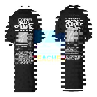 Cute Computer Science Teacher Leopard Appreciation T-Shirt | Mazezy