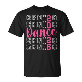 Cute Dance Senior 2026 Class Of 2026 Senior Dancer T-Shirt - Thegiftio