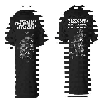 Cute Dirt Bike Father Motocross Lovers Mx Family Life Dad T-Shirt - Thegiftio