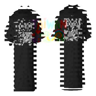 Cute Dragon Travel To Asia Taipei Adventure Taiwan T-Shirt | Mazezy