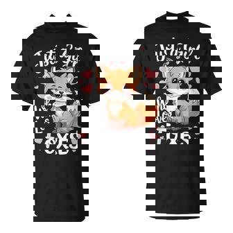 Cute Fox Just A Girl Who Loves Foxes T-Shirt | Seseable UK