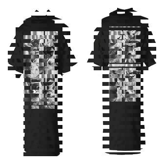 Cute Foxes With Sunglasses Cool Fox Animal Photo Booth T-Shirt - Monsterry