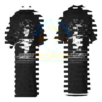 Cute Honky Tonk Dancing Goose Retro Country Western T-Shirt | Mazezy