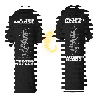Cute Insect Centipede Minimalist Simple Whisperer Millipede T-Shirt | Mazezy