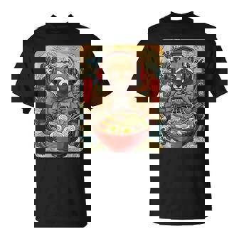 Cute Kawaii Gamer Raccoon Japanese Ramen Gaming Boys Kids Tank Top T-Shirt | Mazezy