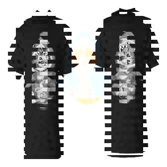 Cute Kitten In A Shark Costume Kitty My Cat Is A Shark T-Shirt | Mazezy