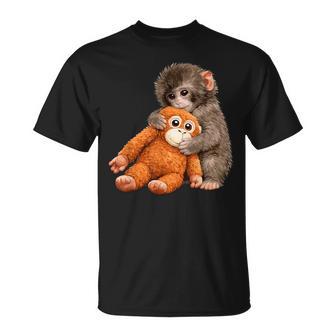 Cute Monkey Punch Japanischer Affe T-Shirt - Geschenkecke