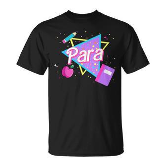 Cute Paraprofessional 80'S 90'S Style Retro Old School T-Shirt - Thegiftio UK