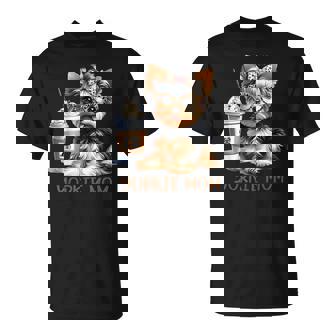 Cute Yorkie Mom Coffee Latte Iced Cream Yorkie Dog Mama T-Shirt - Monsterry