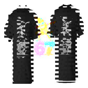 Dabbing Banana 67 Ice Cream Drip Six Seven Meme T-Shirt | Mazezy