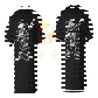 Dabbing Football With Sunglasses Football T-Shirt - Thegiftio