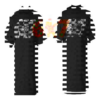 Dabbing Gingerbread Man 67 Meme Candy Christmas Sweets Boys T-Shirt | Mazezy