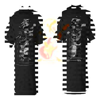 Dachshund Dog Guitar Rock And Roll Weenie Dog T-Shirt | Seseable FR