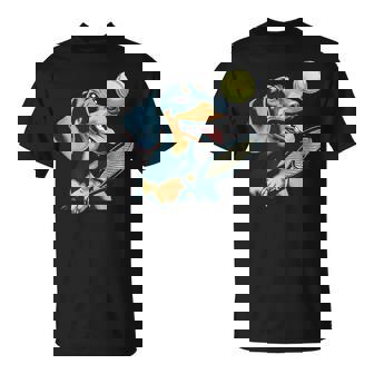 Dachshund Tennis Dog With Racket And Ball T-Shirt | Mazezy