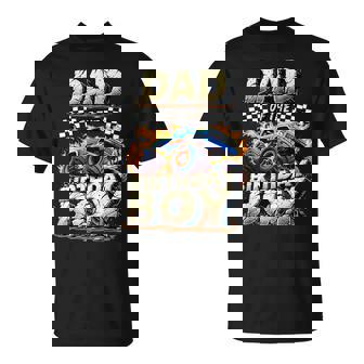 Dad Of The Birthday Boy Monster Truck Family Matching Party T-Shirt | Seseable FR
