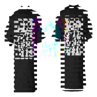 Dad Of The Birthday Twins Family Matching Birthday Party T-Shirt - Thegiftio