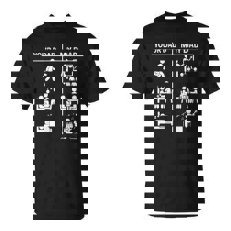 Your Dad My Dad Father Music Bass Guitar Father's Day T-Shirt | Mazezy