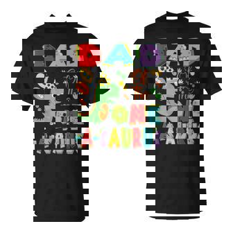 Dad Of The One-A-Saurus 1St Birthday Boy Dinosaur T-Shirt - Thegiftio