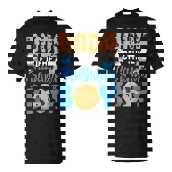 Dada Of The Birthday Boy Milk And Cookies 1St Birthday T-Shirt | Mazezy