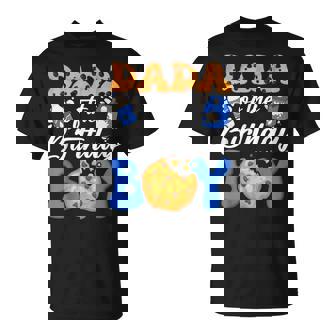 Dada Of The Birthday Boy Milk And Cookies 1St Birthday T-Shirt - Monsterry
