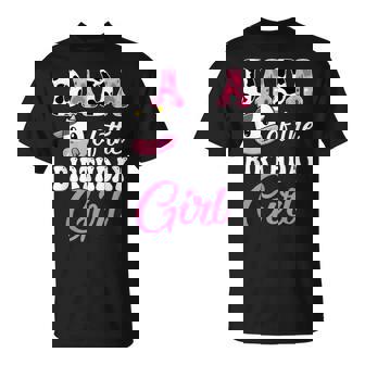 Dada Of The Birthday Girl Farm Cow 1St Birthday Girl T-Shirt - Thegiftio