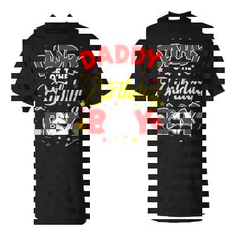 Daddy Of The Birthday Boy Matching Dad Son Family Birthday T-Shirt | Mazezy