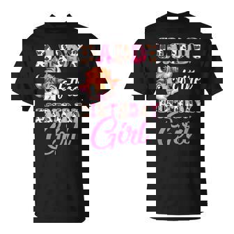 Daddy Of The Birthday Girl Highland Cow Farm 1St Birthday T-Shirt - Monsterry