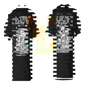 Daddy Of The Two Wild 2Nd Birthday Safari Animal Lover T-Shirt - Monsterry